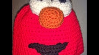 Como hacer un gorro de Elmo Crochet Parte 1 [upl. by Amada]