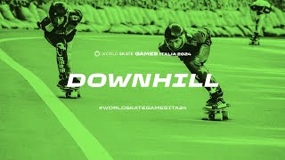 DOWNHILL WorldSkateGamesITALIA2024 [upl. by Ynottirb]