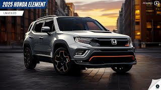 New 2025 Honda Element Unveiled  The same components and layout as the Honda CRV [upl. by Enailuj323]