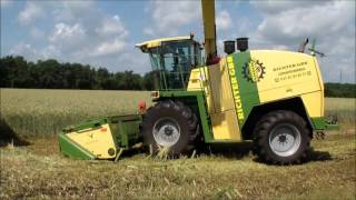 Krone Big X 1000 m DS 6200 Roggen häckseln HD [upl. by Drofnil]