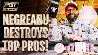 Daniel Negreanu Dominates Top Pros 265200 PotLimit Omaha Victory [upl. by Auburn]