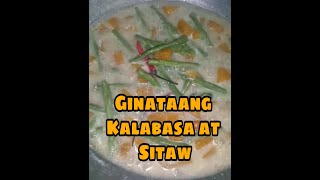 GINATAANG KALABASA at SITAW [upl. by Lyle]