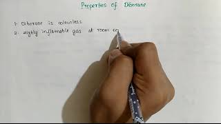 Properties Of DiboraneChemistry Of Diborane Group 13P BlockClass 11amp12IIT Jee MainsampAdvanced [upl. by Enailil]