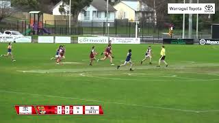 Warragul Industrials v Inverloch Kongwak Under 16s  10072023 [upl. by Oznarol]