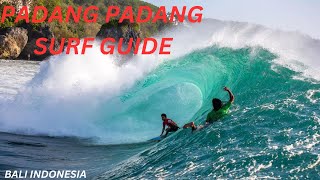 The Ultimate Padang Padang Surf Guide Bali Indonesia [upl. by Fanestil431]