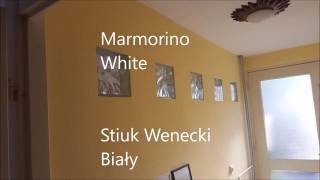 Marmorino Decorative Sto Calce White Stiuk Wenecki Biały [upl. by Amarette]