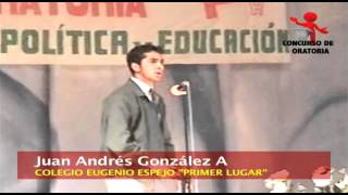 Concurso de Oratoria quot Juventud Política y Educaciónquot 2003 [upl. by Adnala]