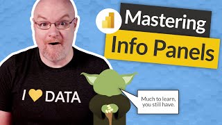 Help your Power BI report users with an Information Panel [upl. by Allecnirp]