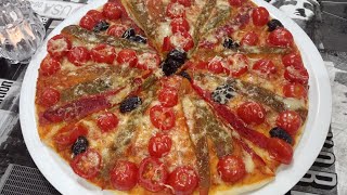 بيتزا بسيطة و اقتصادية🍕لأصحاب الريجيم و الحمية [upl. by Zubkoff]