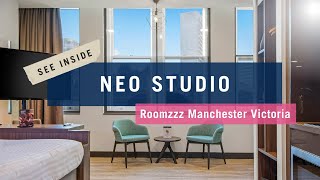 Neo Studio  Apartment Tour  Roomzzz Manchester Victoria [upl. by Suixela]