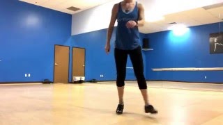 Fun intermediate tap dance combo Syncopated rhythm tap dance [upl. by Natsreik]