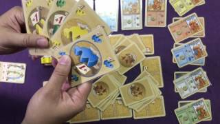 BOARD GAME BY BOZO13020 วิธีเล่น camel up cards [upl. by Niknar922]