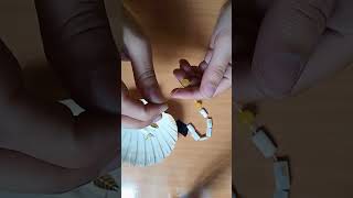 How to make bracelets with Stretch Cords Strings and Beads Easily beadingtutorial charmbracelet [upl. by Ycinuq139]