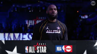 Team LeBron amp Team Durant Are Introduced By HBCU Bands  NBA AllStar 2021 [upl. by Anar]