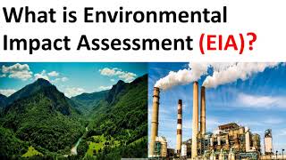 Environmental Impact Assessment in Hindi  Environmental Impact Assessment Process  EIA [upl. by Nivert]