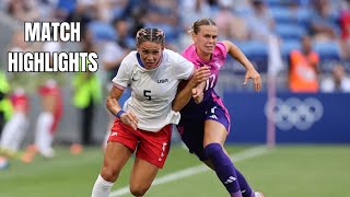 USWNT vs Germany Womens Soccer full highlight Olympics match [upl. by Iorgo]