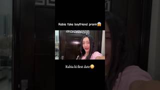 Rabia faisal fake boyfriend prank😱trending sistrology rabiafaisal shortsfeed [upl. by Henson]