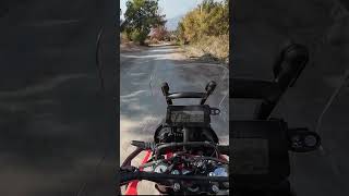 Antik kentte motosiklet sürerken vahşi köpek saldırısı D crf250rally motorcycle motovlog [upl. by Lissie]