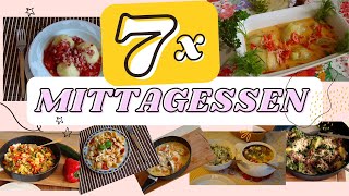 Kochen für eine Woche  ESSENSPLAN für eine Woche  Rezepte Mittagessen  Wochenplaner [upl. by Nalod645]