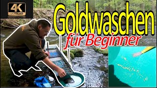 Goldwaschen für Beginner  Der Einstieg ins Hobby Goldschürfen Goldwaschen Gold [upl. by Lehmann310]