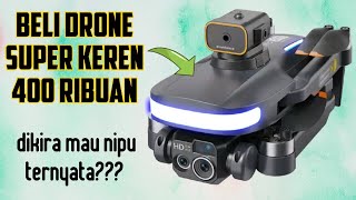 Unboxing Drone Brushless P14 Pro  R107 400 ribuan [upl. by Ruomyes]