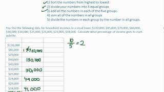 How to Calculate Quintiles [upl. by Larkin]