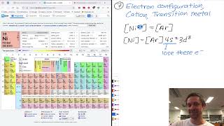 Electron Configurations of Transition Metal Cations  Practice Exam 31  Fall 2021 [upl. by Yesima]