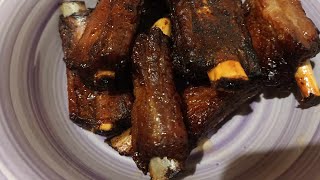 Pork ribs barbecue in air fryer😋 [upl. by Amye]