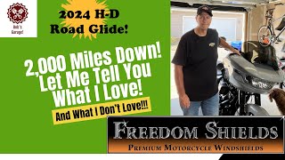 2024 HarleyDavidson Road Glide Review 2000 Miles Down [upl. by Billat]