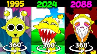 360° VR Incredibox Sprunki 1995 vs 2024 vs 2088 [upl. by Shanney]