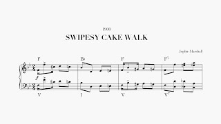 Swipesy Cake Walk  JoplinMarshall Harmonic Analysis [upl. by Peltz867]