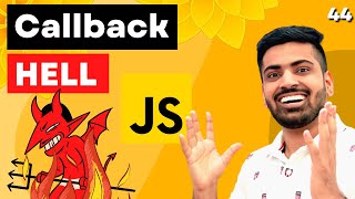 Callback Hell in Javascript Explained  Callback Function in Javascript  Web Development Course 44 [upl. by Chon]