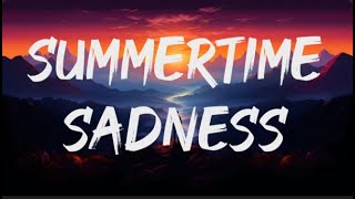 Lana Del Rey  Summertime Sadness Lyrics [upl. by Rdnaskela]