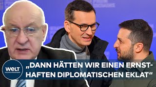 PANZERPALAVER Störfeuer aus Polen – Morawiecki will Leoparden ohne deutsche Genehmigung liefern [upl. by Adnola271]