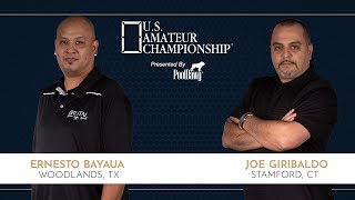 Ernesto Bayaua VS Joe Giribaldo  2024 US Amateur Championship [upl. by Napra]