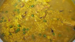 ARROZ CON MARISCO SUPER RÁPIDO🥘🥘 PAELLA DE MARISCO [upl. by Stinky978]