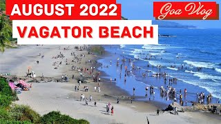 Goa Vagator Beach  Goa Vlog August 2022  North Goa Beach [upl. by Lednor984]