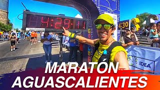 MARATON AGUASCALIENTES 2022 MI EXPERIENCIA SIENDO PACER [upl. by Sheets]