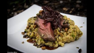 Folge 162  Rinderfilet mit ErbsenKartoffelstampf Deutsches BBQ Grill und Koch Rezept [upl. by Zobe192]