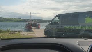 Transport  Driving onto the Cromarty Ferry  POV  Black Isle  Scotland [upl. by Angel5]