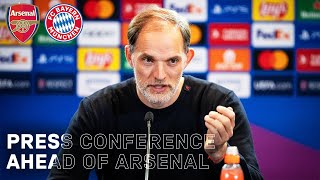 quotNow more than everquot  Press conference with Sané and Tuchel ahead of Arsenal FC vs FC Bayern  🇬🇧 [upl. by Hael]