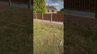 Fence installation garden before andafter happycustomer [upl. by Kragh]