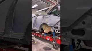 Audi RS7 on Celette bench with dedicated jigs by MARTINOAUTOCONCEPTS [upl. by Ozzy313]