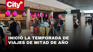 El aeropuerto El Dorado se prepara para la salida masiva de viajeros  CityTv [upl. by Tenn]