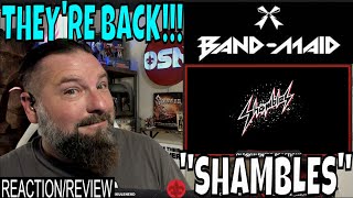 BANDMAID  Shambles Official Music Video OLDSKULENERD REACTION [upl. by Ylenats]