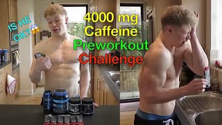 He Took 4000 mg Caffeine  PreWorkout Challenge  Body Comp Rx [upl. by Indnahc218]