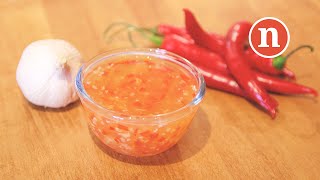 Sweet Thai Chilli Sauce  Sos Cili Thai Nyonya Cooking [upl. by Kciv]