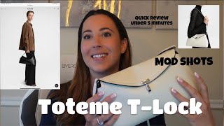 Toteme TLock bag Quick Review  Mod shots  Color Questions  Jessica Quick [upl. by Robina]