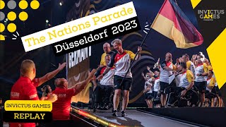 The Nations Parade at the Closing Ceremony  Invictus Games Düsseldorf 2023  Invictus Games Replay [upl. by Michelina607]