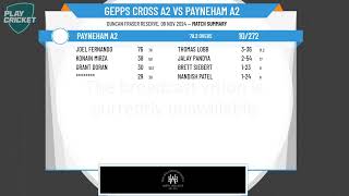 Gepps Cross A2 v Payneham A2 [upl. by Akimed368]